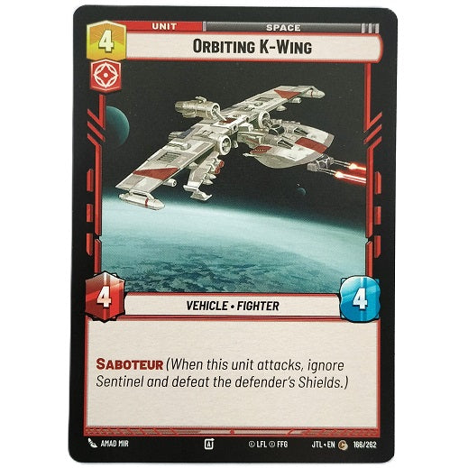 Orbiting K-Wing 166/262